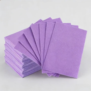 Giấy lau sàn tự phân hủy hương lavender túi 100 tờ Giấy Lau Sàn Nhà Hòa Tan، Hương Hoa Lavende،TÚI TO 100 MIẾNG