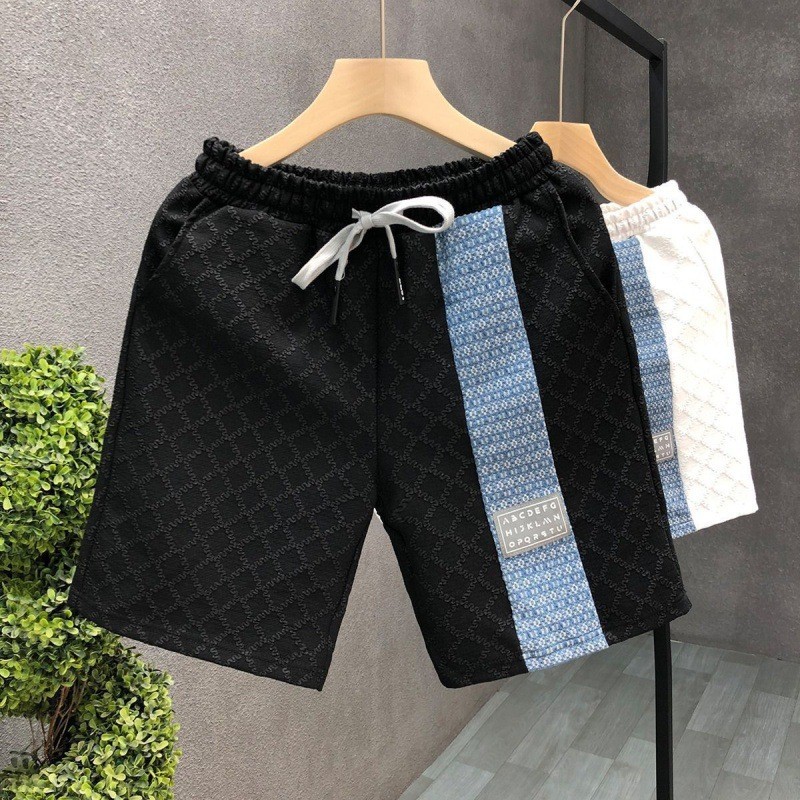 Quần short nam dây rút rộng, thiết kế thể thao cỡ lớn