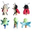 THEGIRL8B Con Rối Ngón Tay Động Vật, Nhập Vai Hoạt Hình Côn Trùng Series Con Rối, Kể Chuyện 9cm Kể Chuyện Giáo Dục Bướm Ong Con Rối Giảng Dạy Chương Trình