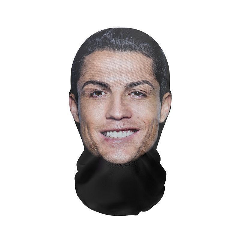 Mũ trùm đầu hình nhân vật nổi tiếng messi, ronaldo mặt nạ Cosplay MALAN