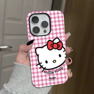 Ốp điện thoại 2 trong 1 KT Cat Apple 17 / 16 iPhone 15 Pro Max Phim mới 14 / 13 Sáng tạo 12 / 11 Pro Max 7 / 8 Plus Vỏ điện thoại bóng hai lớp