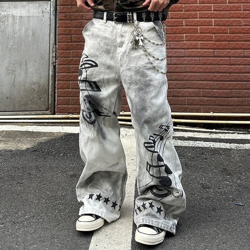 Quần Denim Nam Thẳng Phong Cách Vintage Mỹ, phù hợp dạo phố