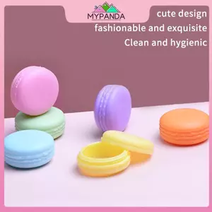 MYPANDA 5 Cái 10g Lọ kem Macaron PP Hộp kem dưỡng da bằng nhựa Chai mỹ phẩm Kem nền Hộp đựng thuốc Hộp đựng đồ trang điểm di động du lịch.
