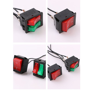 Phụ kiện phun điện Máy phun công tắc điện 12V Công tắc vuông có công tắc dây
