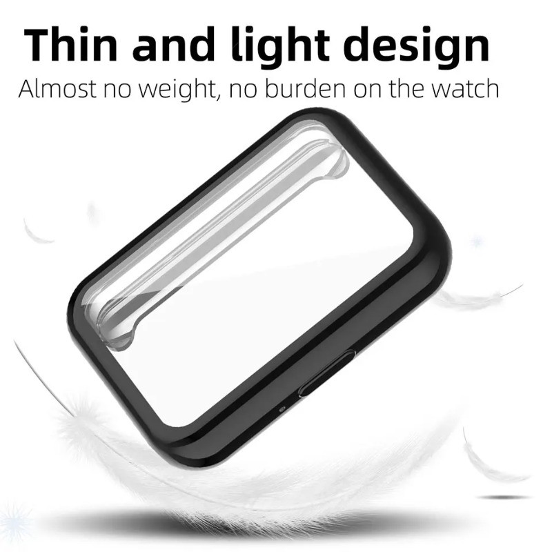 TPU Dành Cho Huawei Band 11 Pro Ốp Lưng Phụ Kiện Bảo Vệ Màn Hình Cho Huawei Band11 Band11Pro Band 11Pro 11 Vỏ TPU Mềm + Phim Full Cover Vỏ Bảo Vệ
