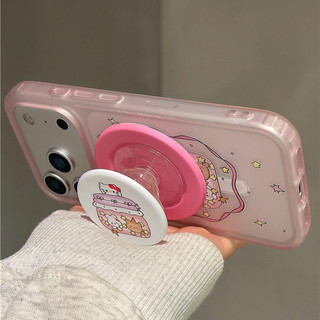 Ốp điện thoại hình mèo nơ có giá đỡ tương thích với iPhone 11 12 Pro 13 Pro Max 15 Pro Max 14 16 Pro 16 Plus 17 Air 17 Pro 17 Pro Max