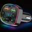 Bộ sạc xe hơi Bộ sạc xe hơi PD sạc nhanh Máy nghe nhạc Bluetooth MP3 có màn hình kỹ thuật số gọi điện thoại rảnh tay