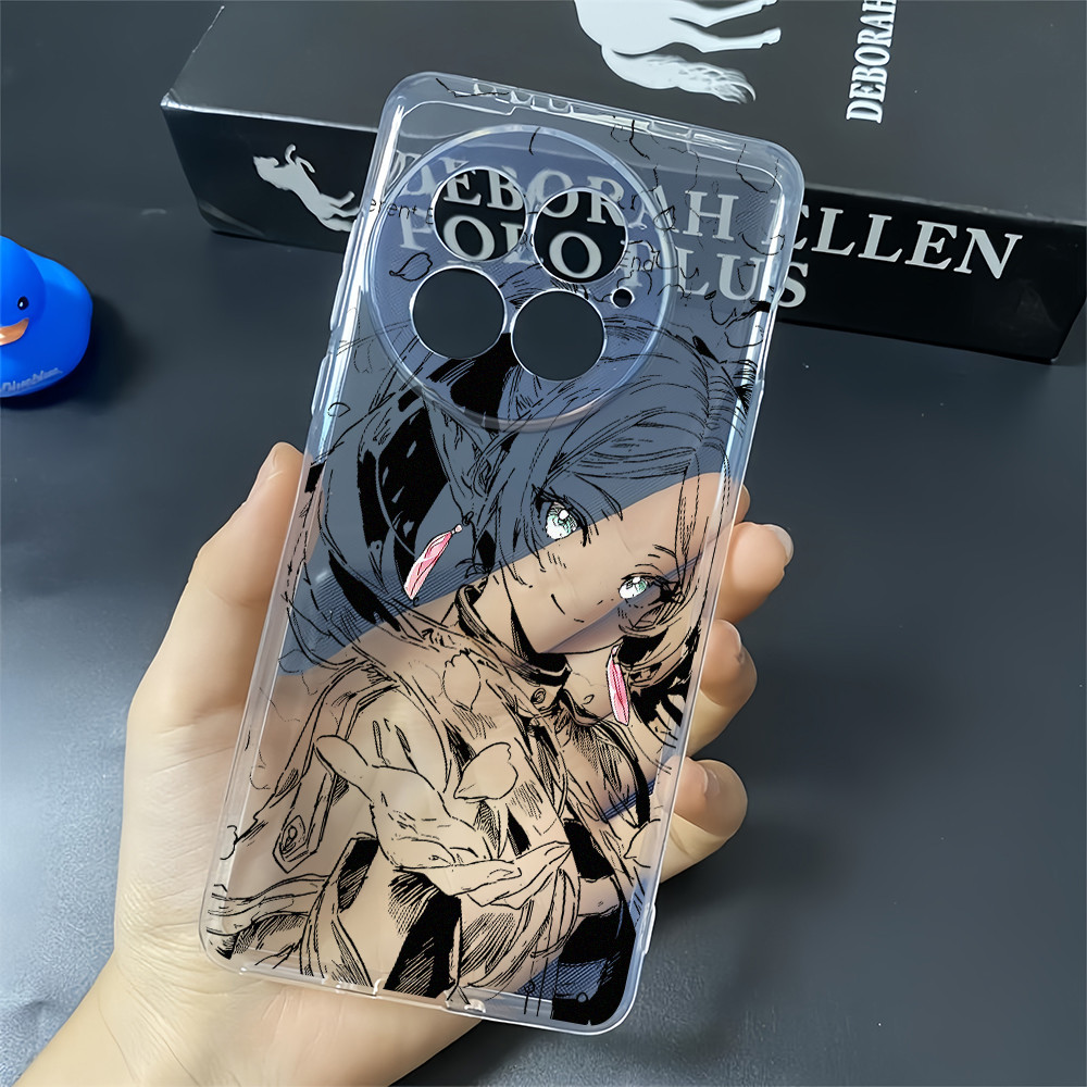 Anime FRIEREN Mềm TPU Trong Suốt Ốp Lưng Điện Thoại Oneplus Ace 6 / 15 13 13R 13T 12 12R 11 Ace 5 Pro Ace 3 3V 2V Nord 5 / Bảo Vệ Camera Chống Sốc One plus Cover