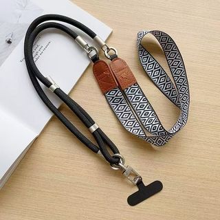 Mountain Series Ngoài Trời Khóa Đôi Điện Thoại Di Động Dây Có Thể Điều Chỉnh Đeo Ngang Đa Năng Vai Lưng Băng Thông Rộng Camera Chống Trộm Dây Cha