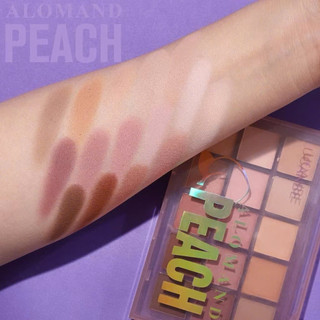UCANBE Bảng Phấn Mắt 15 Màu Tông Nude, Taupe & Nâu Hồng, Bảng Phấn Màu Trung Tính Ấm, Dễ Tán.