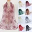 Khăn Ren PYCOU, Khăn Bảo Vệ Cổ Họa Tiết Hoa Retro, Thoáng Khí Thanh Lịch Đa Năng Thêu Khăn Hoa Thường Ngày Mặc