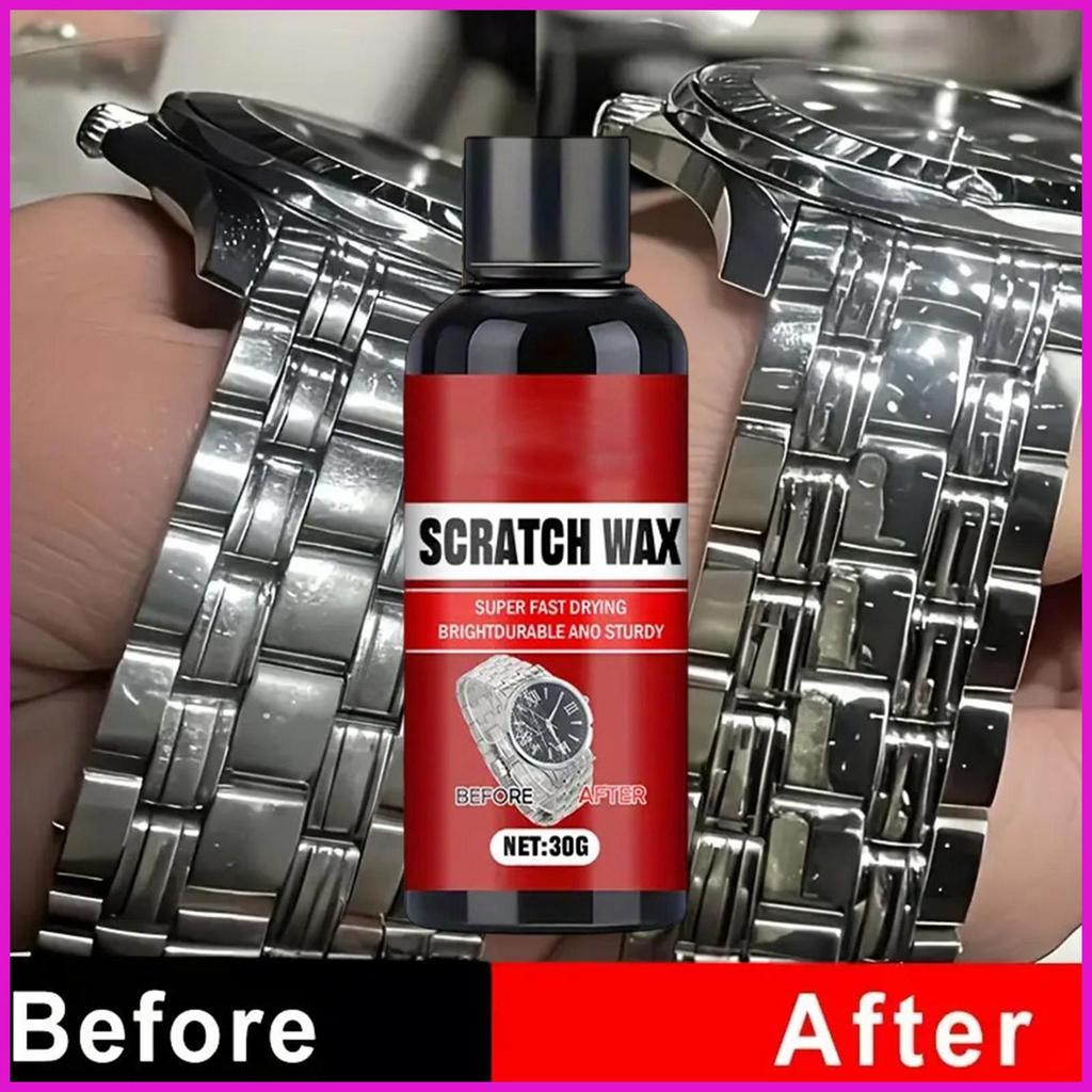Bộ đánh bóng đồng hồ 30ml kèm bọt biển, giải pháp sửa chữa cho thép không gỉ và kim loại