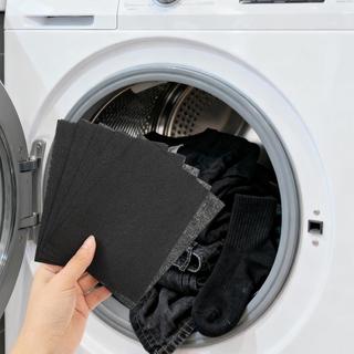 Hộp 10 tờ giấy nhuộm đen chất lượng tốt Phục hồi màu đen،Vải không dệt / Dễ sử dụng،Người có quần áo đen bị phai