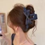 Ở Thanh Lịch Màu Xanh Jeans Kẹp Tóc Phong Cách Và Thiết Thực Tóc Barrette Đuôi Ngựa Giá Đỡ Cho Các Dịp Khác Nhau 12 5cm