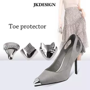 JKDESIGN 3 Đôi Giày Bảo Vệ Ngón Chân Phụ Kiện Sửa Chữa Thời Trang Chất Liệu Kim Loại Kẹp Giày