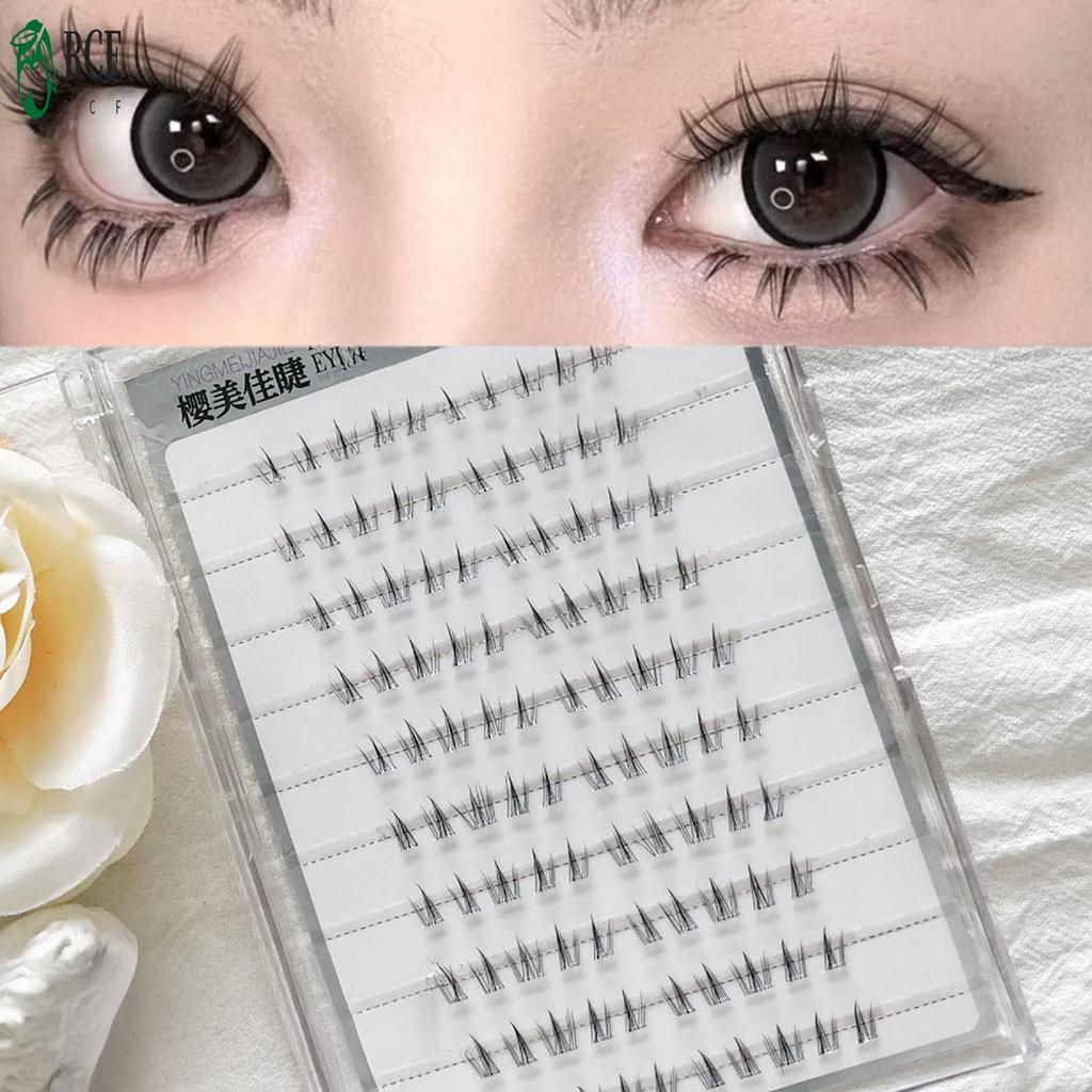 Lông mi giả cụm lông tơ đơn DIY - Không cần keo cho mọi lứa tuổi