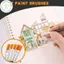 PUSKY 50 Chiếc Bàn Chải Vẽ Tranh Thủ Công Nghệ Thuật Và Thủ Công Cho Nghệ Thuật Đa Năng Móc Dây Thiết Bị Tranh VN