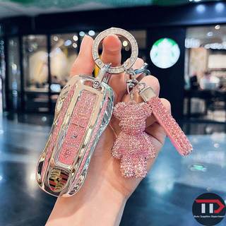 Vỏ chìa khóa xe Porsche Thích hợp cho vỏ chìa khóa Porsche Paramela Panamera Cayenne Clasp Macan911 Xe cao cấp Nữ