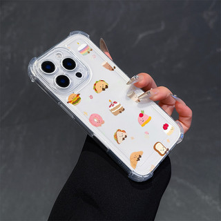 Jelly Cat Nơ Thực Phẩm Động Vật Hoạt Hình Dành Cho Motorola Edge 70 60 50 Fusion Pro Neo G06 G72 G60 G56 G24 E15 G86 Power G Stylus 5G 2025 Vỏ Điện Thoại Chống Va Đập Trong Suốt Chống Sốc