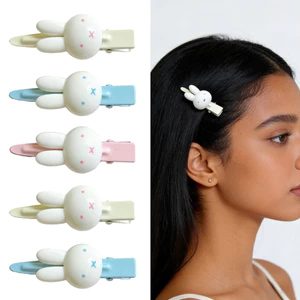 Thỏ dễ thương kẹp Bobby pin phong cách Hàn Quốc, phụ kiện tóc cho bé gái