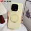 Ốp Điện Thoại Silicon Lỏng Cho vivo X300 X200Pro X300pro Giá Đỡ Xoay Chống Sốc Từ Điểm Hỗ Trợ