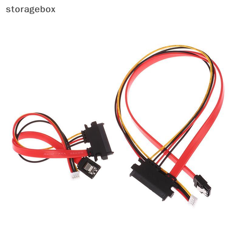 [Hộp lưu trữ] Cáp nguồn Mini 4Pin + SATA 20 / 30 / 40cm 22 (15 + 7) Pin sang PH2.0 / 3.0 Cáp dữ liệu ổ đĩa cứng Cáp cấp nguồn Đẹp