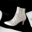VNMZG34-39 Kích Thước Lớn OL Đi Lại Tất Cả Trận Đấu Giày Bốt Nữ Stiletto Gót Nhọn Ngón Chân Tay Martin Ống Ngắn Giày Bốt Thời Trang
