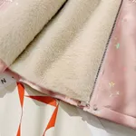 Áo khoác lót lông cừu phong cách mới 2025 cho bé gái, Parka da dày dành cho trẻ vừa và lớn, Áo khoác đệm Cotton thời trang cho bé gái — ảnh 4