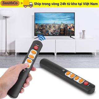ZENIHCO Learn Remote Universal 6 Key TV hồng ngoại IR Remote