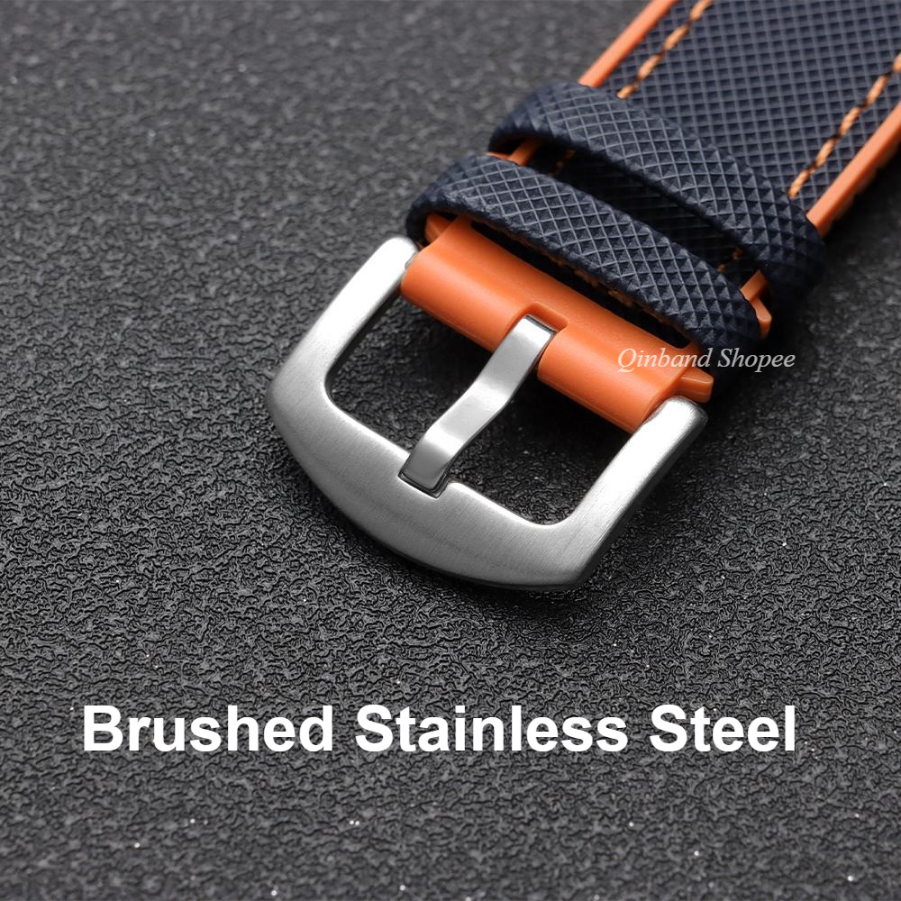 18 / 20 / 21 / 22mm Dây Đồng Hồ Silicon Cao Su TPU Cho SEIKO 5 Diver Lặn Thể Thao Vải Nylon Dây Đeo Đồng Hồ Vòng Tay Cho Nam Nữ
