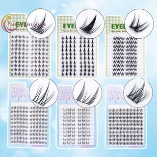 Csndices Mười Hàng Ghép Lông Mắt Nối Dài Đuôi Cá Cổ Tích Giả EyeLash Trang Điểm Cụm Cá Nhân EyeLashes Ghép Lông Mi Giả VN