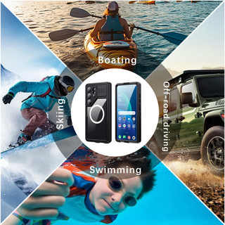 ốp lưng s26 ultra chống nước Ốp Điện Thoại Chống Thấm Nước IP68 Cho Samsung S25 Plus S24 Chống Bụi Chống Rơi Cho Bơi Lặn Biển Ngoài Trời