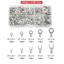 Hộp 320 đầu cos chỉa tròn trần các loại + kìm bấm cos đa năng P-5.8 + V-3.1