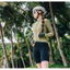 JLS015B - Áo Đạp Xe Nữ UKE Bamboo Shoot Green