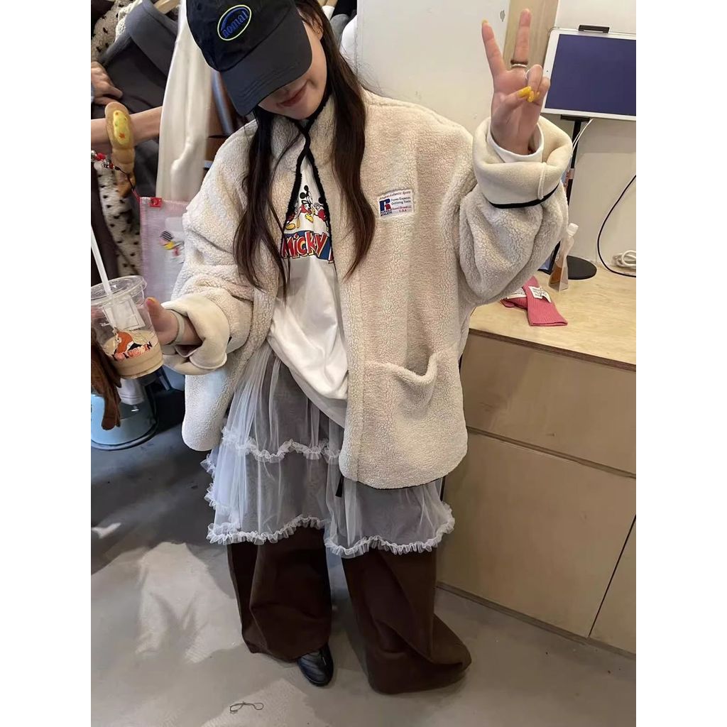 Milyfashion Váy dài lưới trắng nhiều lớp, họa tiết ruffle xinh xắn, dáng A ngăn ngừa, nữ tính
