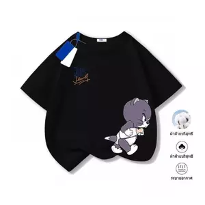 3/4-13/14, COD, Cotton, Cổ Thuyền, Hoạt Hình, Tùy Chỉnh, Unisex, Áo Trẻ Em