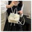 Ba lô Mini DUSKGLOW, Ba lô thắt nút bướm chấm bi, Ba lô nữ nơ nhẹ thời trang dành cho nữ