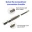 Sẽ 4 Cái Chuyển Đổi Mũi Chuôi Lục Giác 1 4 Và 4mm Cho Máy Khoan 6 35mm Bit Adapter