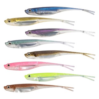 Love * 6 Mồi mềm nhân tạo Swimbaits đuôi nĩa nổi, dùng câu cá
