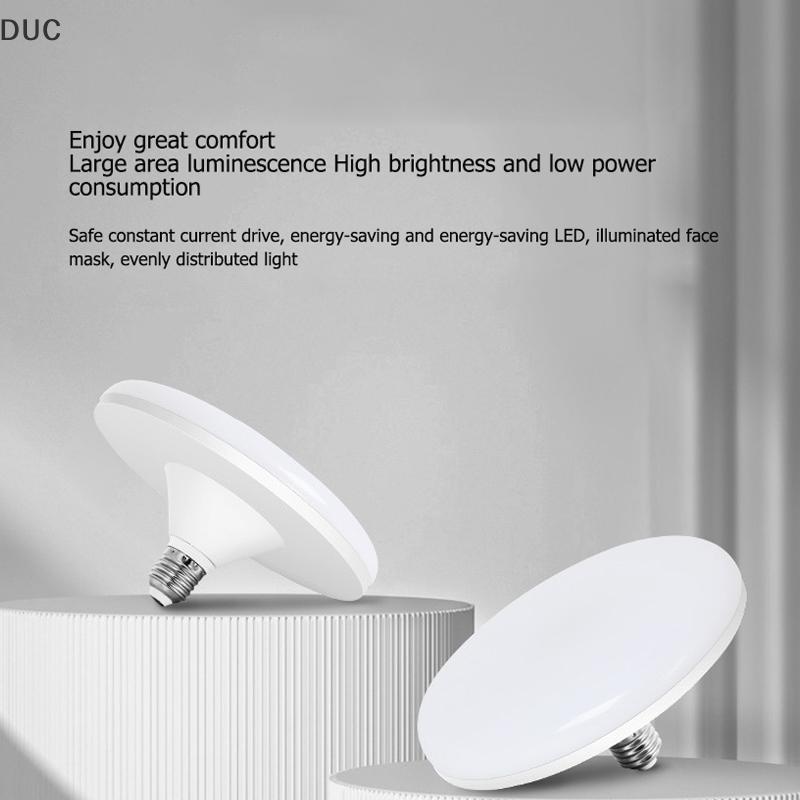 Đèn LED siêu sáng 12/15/20/30/50W 220V Đèn LED UFO trong nhà Đèn bàn trắng ấm [VN]