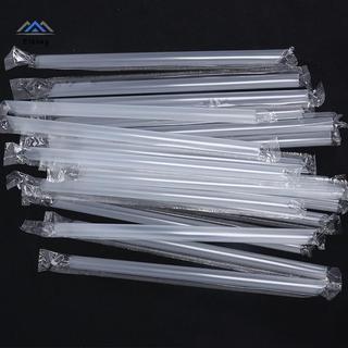 ELBBKG 500 Chiếc DIY Ống Hút Nhựa Dùng Một Lần Ngắn Trong Suốt Nhọn Mỏng Ống Hút Uống Hàng Hóa Phụ Kiện Nhà Bếp Mới