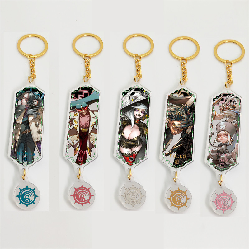Anime GACHIAKUTA Acrylic Cute Character Keychain Rudo Enjin Zanka Backpack Pendant Decoration Fan Collection Gift