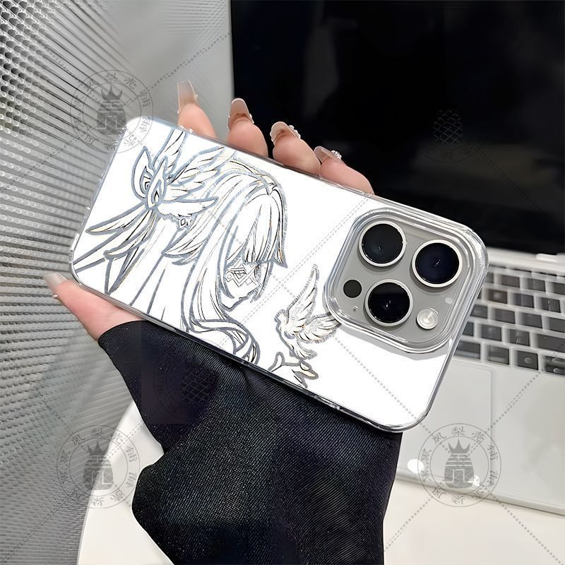 Ốp điện thoại Gạc lông vũ Genshin Impact / Columbina / Genshin Columbia Q iPhone16 / vdsf