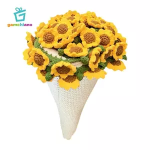 Bộ móc chăn hoa Quà tặng sáng tạo Thủ công Phụ kiện thanh lịch Bộ khởi động móc cho người mới bắt đầu Người lớn Người mới bắt đầu Người đam mê