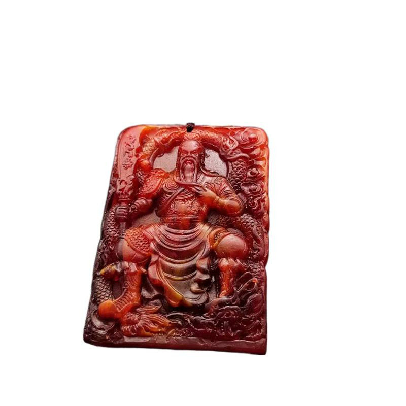 Dây chuyền Ambergris màu đỏ phù hợp cho áo len và làm phụ kiện thời trang