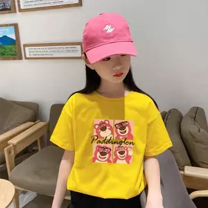 Gái Trẻ Mùa Hè Làm Áo, Tròn Cổ, Trai Bé, Phù Hợp, Dáng Vừa, Cotton, Budak Kanak, Phong Cách Hàn