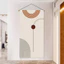 Tranh Vải Treo Tường Khối Hình Trừu Tượng - Chất Liệu Cotton Linen Cao Cấp Decor Hành Lang, Lối Đi & Huyền Quan Sang Trọng