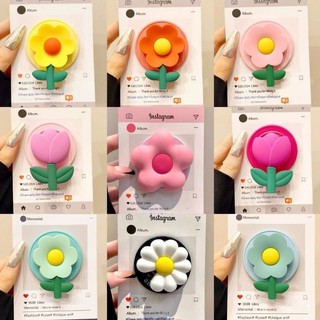 Ins Style Sáng Tạo Dễ Thương Hoa Tulip Hồng Từ Giá Đỡ Điện Thoại Siêu Mạnh Hấp Phụ Có Thể Thu Vào Túi Khí Đứng Từ Tính Tương Thích Cho Bé Gái