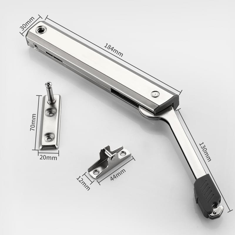 Dụng cụ chặn cửa tủ bằng thủy lực mềm mại Tay nâng hạ / Tay đẩy,Thủy Lực Mềm (Có Đệm),Cho cánh lật (tủ, bàn)