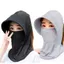 Mũ che nắng bằng lụa băng EBINLANDS, Mũ che nắng khô nhanh vành rộng, Bảo vệ mặt cổ ngoài trời Mũ chống nắng thoáng khí chống tia cực tím cho nữ